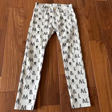 새상품급 M&L 로고 슬림핏 팬츠 그레이