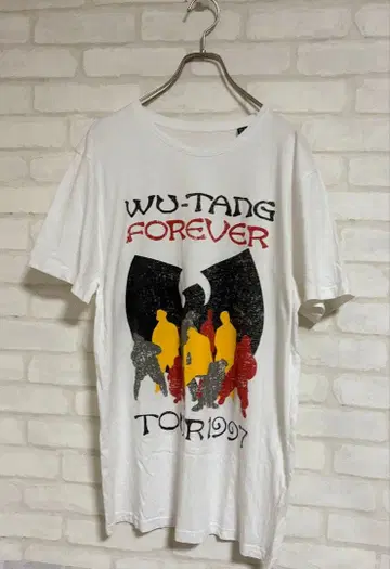 Wu-Tang 1997 투어 T셔츠 밴딩 남성용 반팔