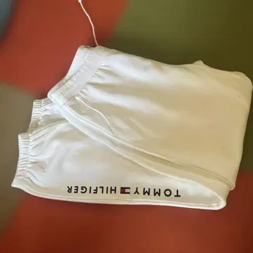 TOMMY HILFIGER 스웨트 팬츠 화이트 S 사이즈