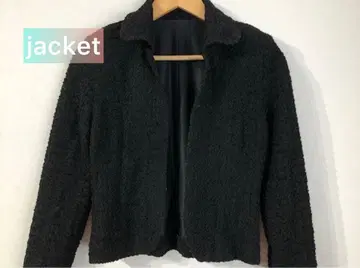 노카라 블랙 자켓 아우터