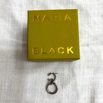 MARIA BLACK 실버 한쪽 귀용 귀걸이 박스 포함