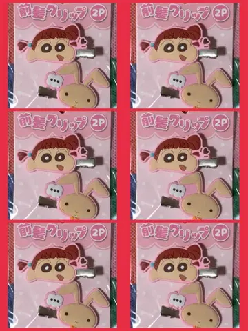 짱구는 못말려 네네 앞머리 클립 6개 세트