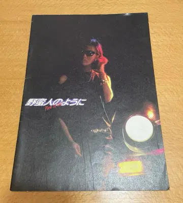 [레어] 영화 [야만인처럼] 팜플렛