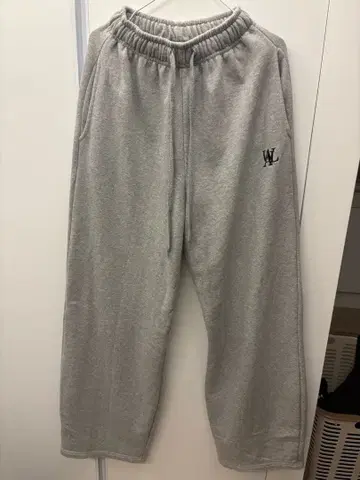 wooalong 우알롱 스웨트 팬츠 그레이