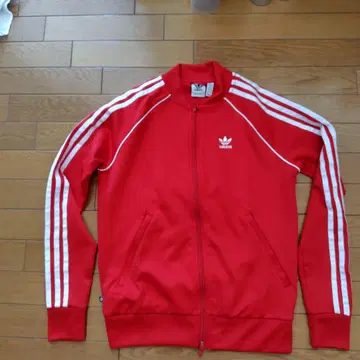 adidas 레드 집업 자켓