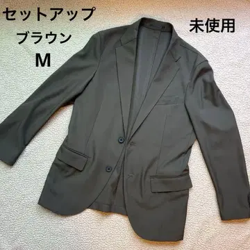 [ 새상품급 ] 캐주얼 셋업 브라운 M