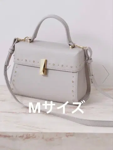 셀포드 비쥬스터드 미니백 숄더백 베이지 M 사이즈