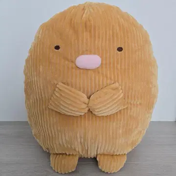스미코구라시 돈카츠 봉제 인형 XL 코듀로이 BIG 봉제 인형