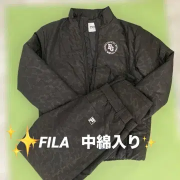 [FILA] 골프 블랙 카모플라쥬 자켓과 팬츠 세트 (충전솜 포함)