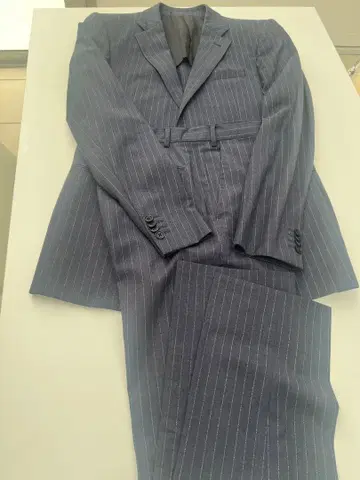 엠포리오 아르마니 T 라인 비즈니스 정장 그레이 스트라이프