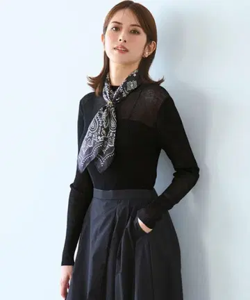 [현행 모델] 23구 [세탁 가능] 시어 리브 하이넥 니트