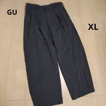 gu 배럴 레그 슬랙스 XL 미사용!! 그레이