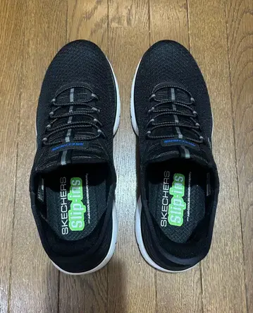 SKECHERS Slip-ins 블랙 스니커즈 27cm