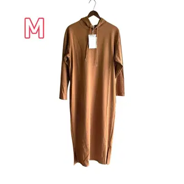 긴팔 원피스 후드티 가을/겨울 니트 맥시 길이 릴랙스 원피스 M 택 포함