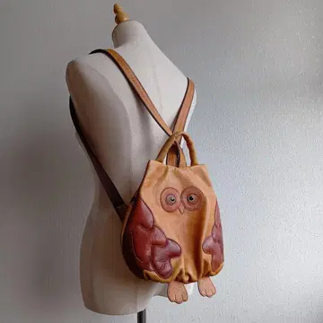 IBIZA 올빼미 백팩 가죽 일본제