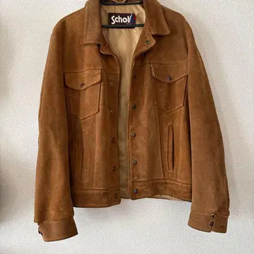 Schott 가죽 자켓 사이즈 40 브라운