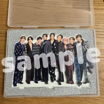 SnowMan SnowWorld 집합 아크릴 스탠드 케이스