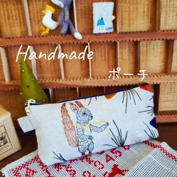 핸드메이드입니다 CORAL&TUSK 파우치 다람쥐