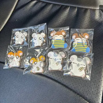 햄스터 캐릭터 아크릴 키링 8개 세트