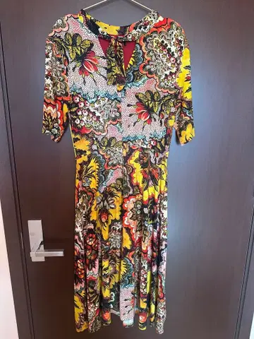 새상품급 Desigual 컬러풀 아트 프린트 원피스 L 사이즈