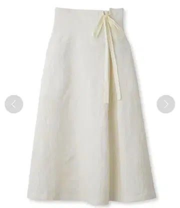 FRAY.I.D 사이드 레이스업 스커트