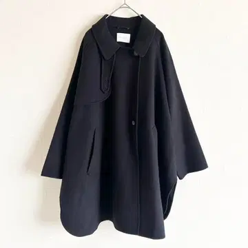 뷰티앤유스 BY 리버 판초 코트 네이비 M