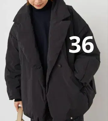 IENA 발수 테일러 코쿤 다운 블랙 36