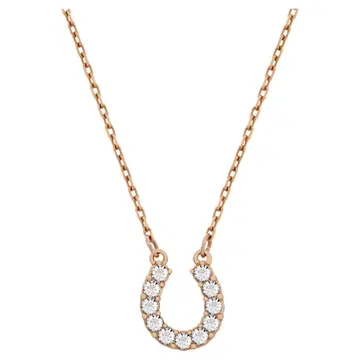 Swarovski 목걸이 로즈 골드 톤