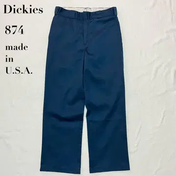 90s USA제 Dickies 디키즈 874 워크 팬츠 네이비 W31