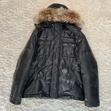 [ Paul Smith ] 폴스미스 L 가죽 다운 자켓 카우 가죽