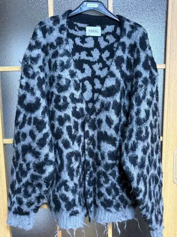 gideal 가디건 레오파드