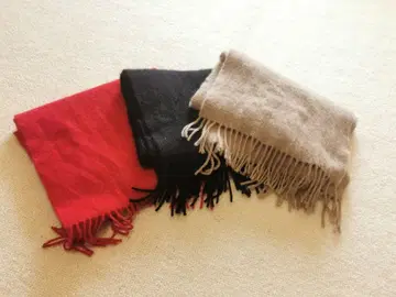 캐시미어 100% 스톨 숄 스카프 머플러 니트 3개 세트