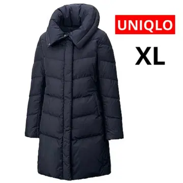 유니클로 다운 볼륨 코트 XL 네이비