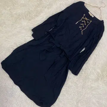 MICHAEL KORS 체인 원피스 네이비 S 멋쟁이 어른
