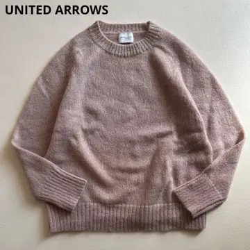 유나이티드 애로우즈 모헤어 울 니트 풀오버 크루넥