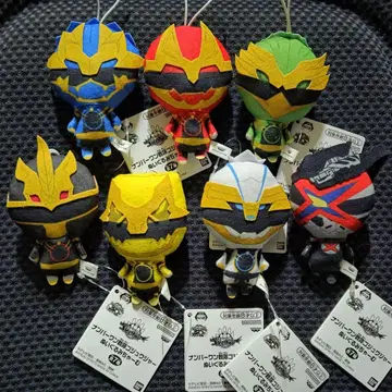 넘버원 전대 고지우자 봉제 인형 참트 전 7종 세트