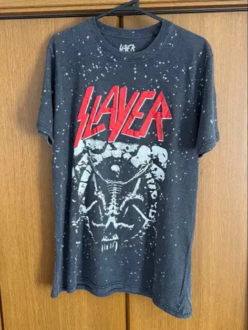 SLAYER 스레이어 메탈 밴드 티셔츠 뮤직 티셔츠 블랙