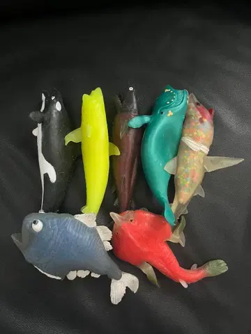 샤크 어택&co 범고래 물고기 상어 완구 피규어