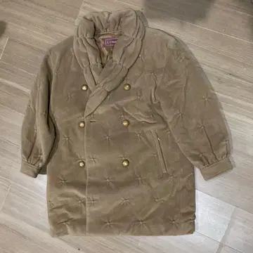 Cremona 브라운 롱 코트 단추식