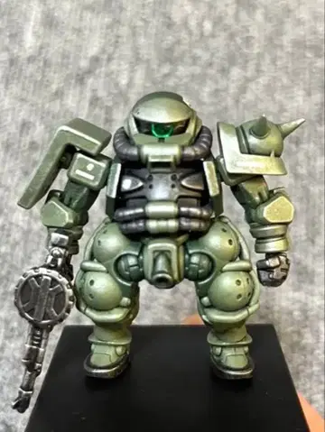 건담 컨버전스 자쿠 (GQ) 그린 모노아이 재도색