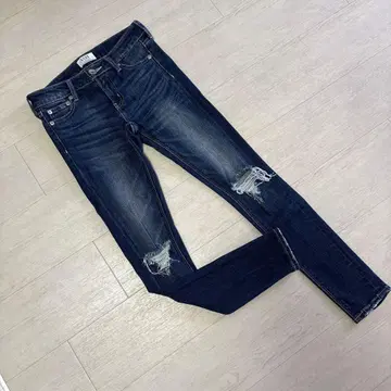 GYDA KNEE 데미지 스키니 데님