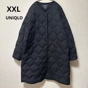 유니클로 울트라 라이트 다운 롱 코트 자켓 XXL 블랙