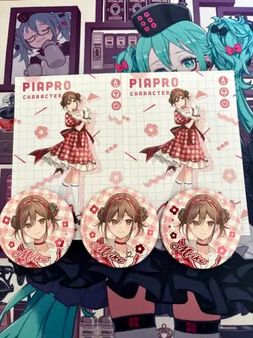 하츠네 미쿠 마루이 pop up shop MEIKO 캔뱃지 + 엽서