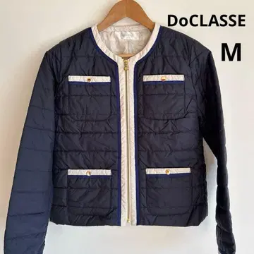 DoCLASSE 두클라쎄 퀼팅 타프타 노카라 자켓 M