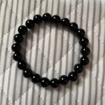 블랙 오닉스 비즈 팔찌