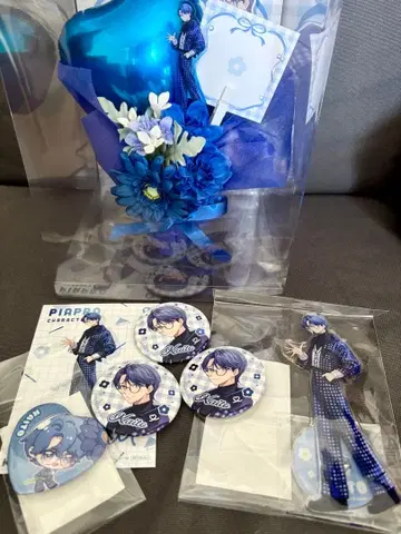 마루이 KAITO 플라워 스탠드 아크릴 스탠드 엽서 캔뱃지