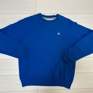 Champion 파랑 크루넥 맨투맨 M