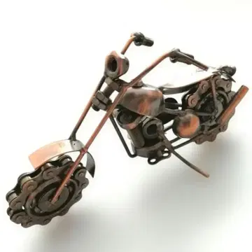 오토바이 아이언 부품제 오브제