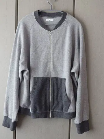 saby 집업 블루종 남성용 L 사이즈 그레이 색상