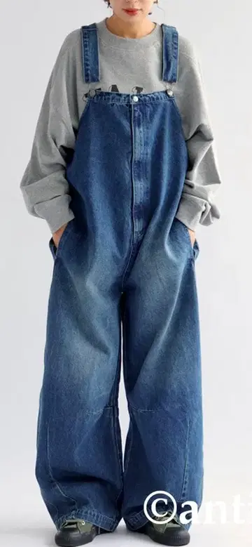 antique 벌룬 데님 살로펫